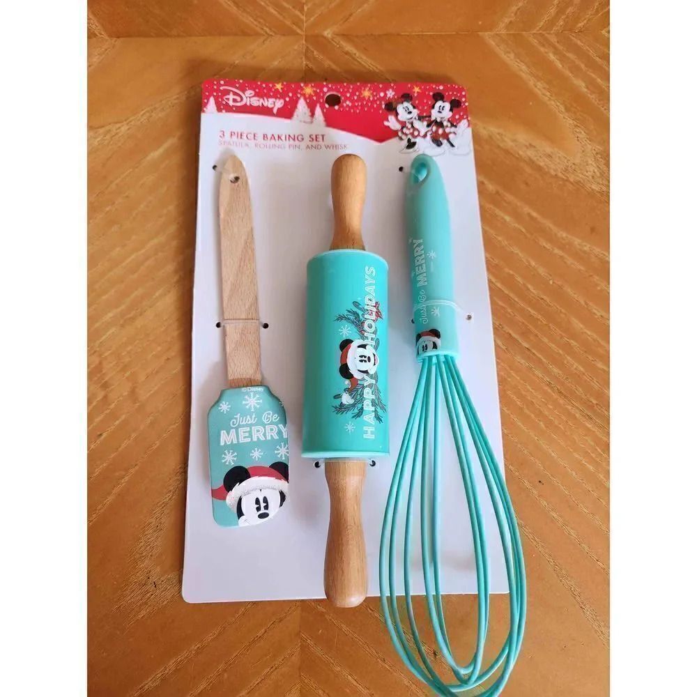 Disney Mickey mouse Happy Holiday 3 piece baking set